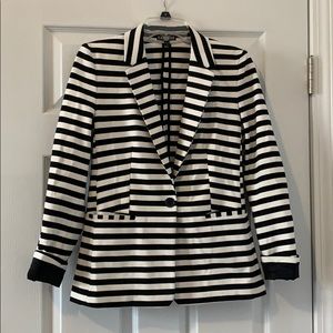 Express striped blazer